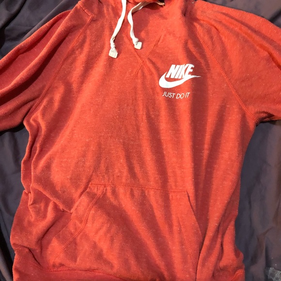 orange nike sweater